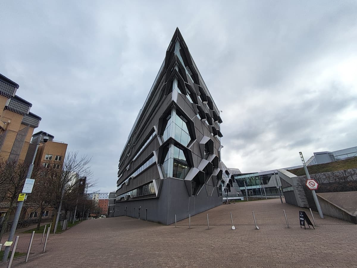 Coventry University kampüsünden bir görünüm