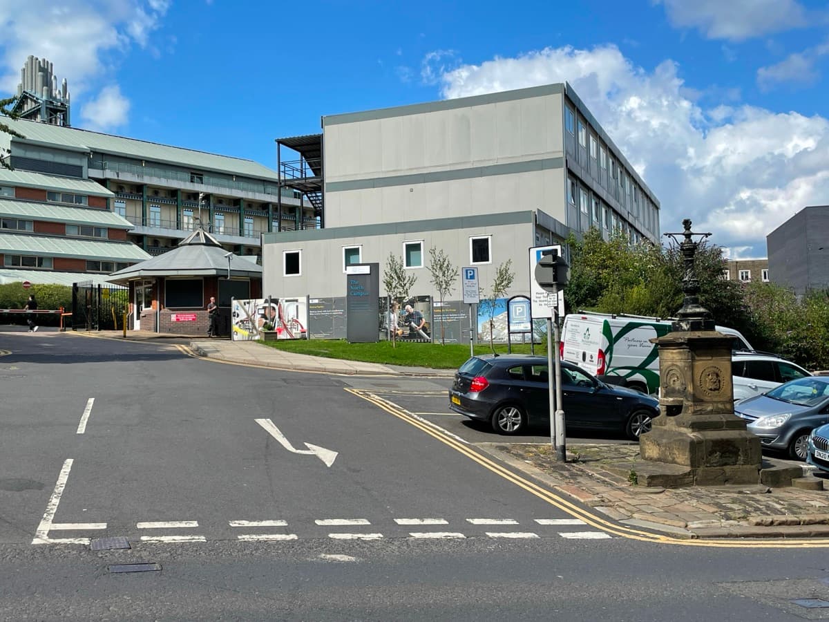 University of Sheffield kampüsünden bir görünüm
