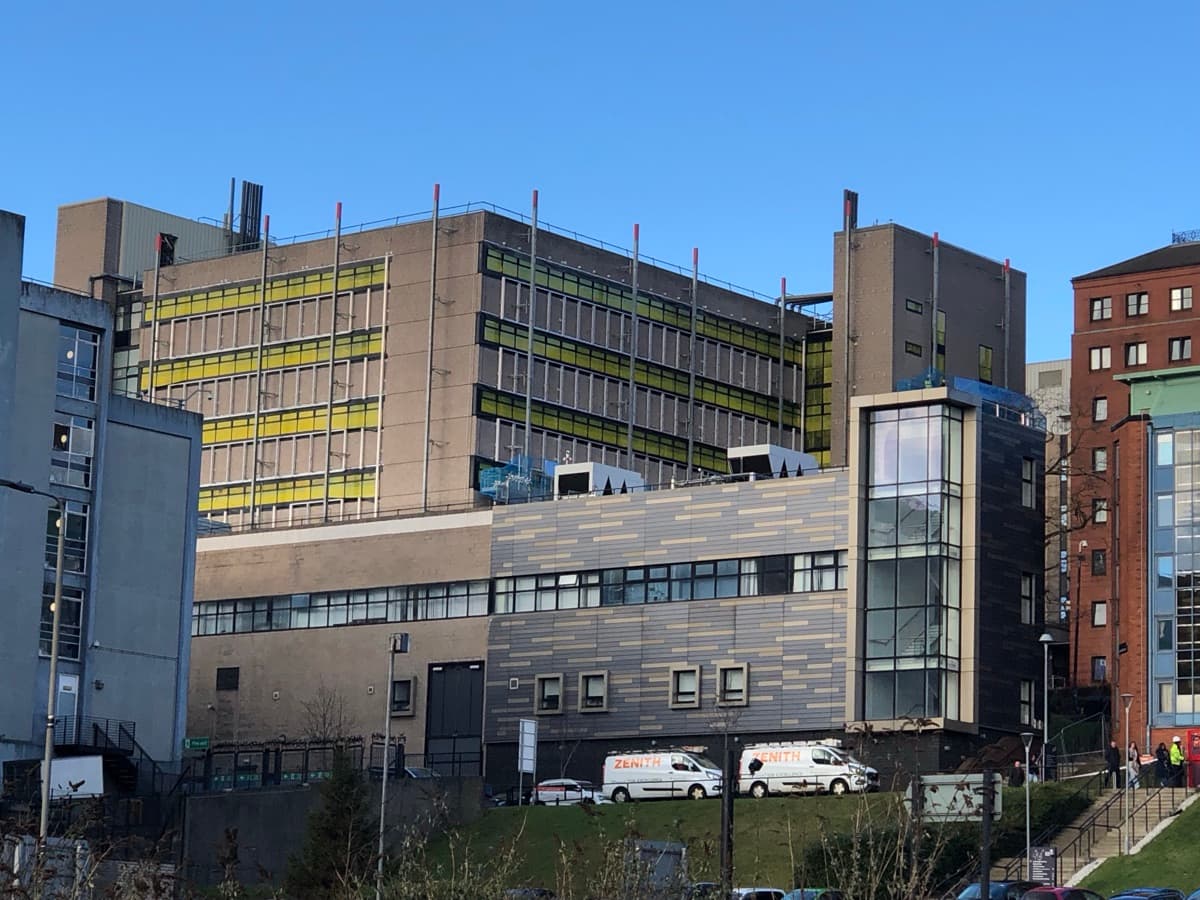 University of Strathclyde kampüsünden bir görünüm