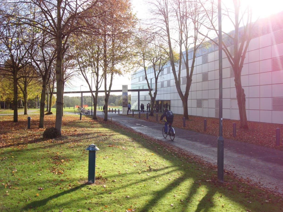 University of East Anglia kampüsünden bir görünüm